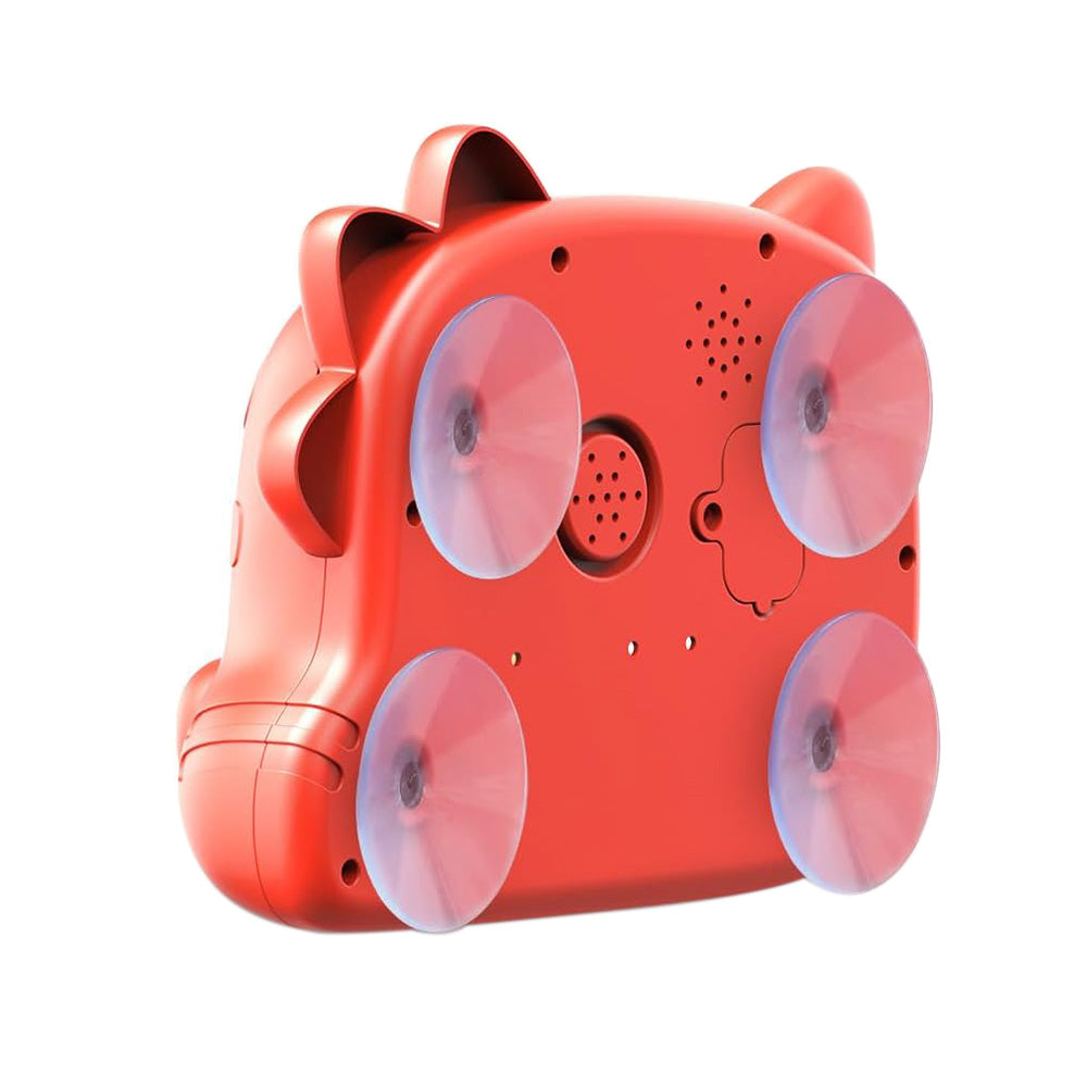 Automatic Bubble Machine Musical Dinosaur Bath Toy Red