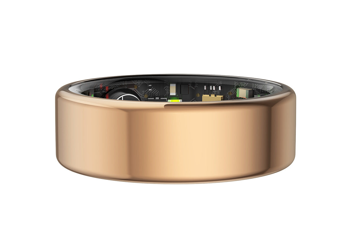 Smart Health Ring Heart Rate Blood Oxygen Sleep Tracker Gold