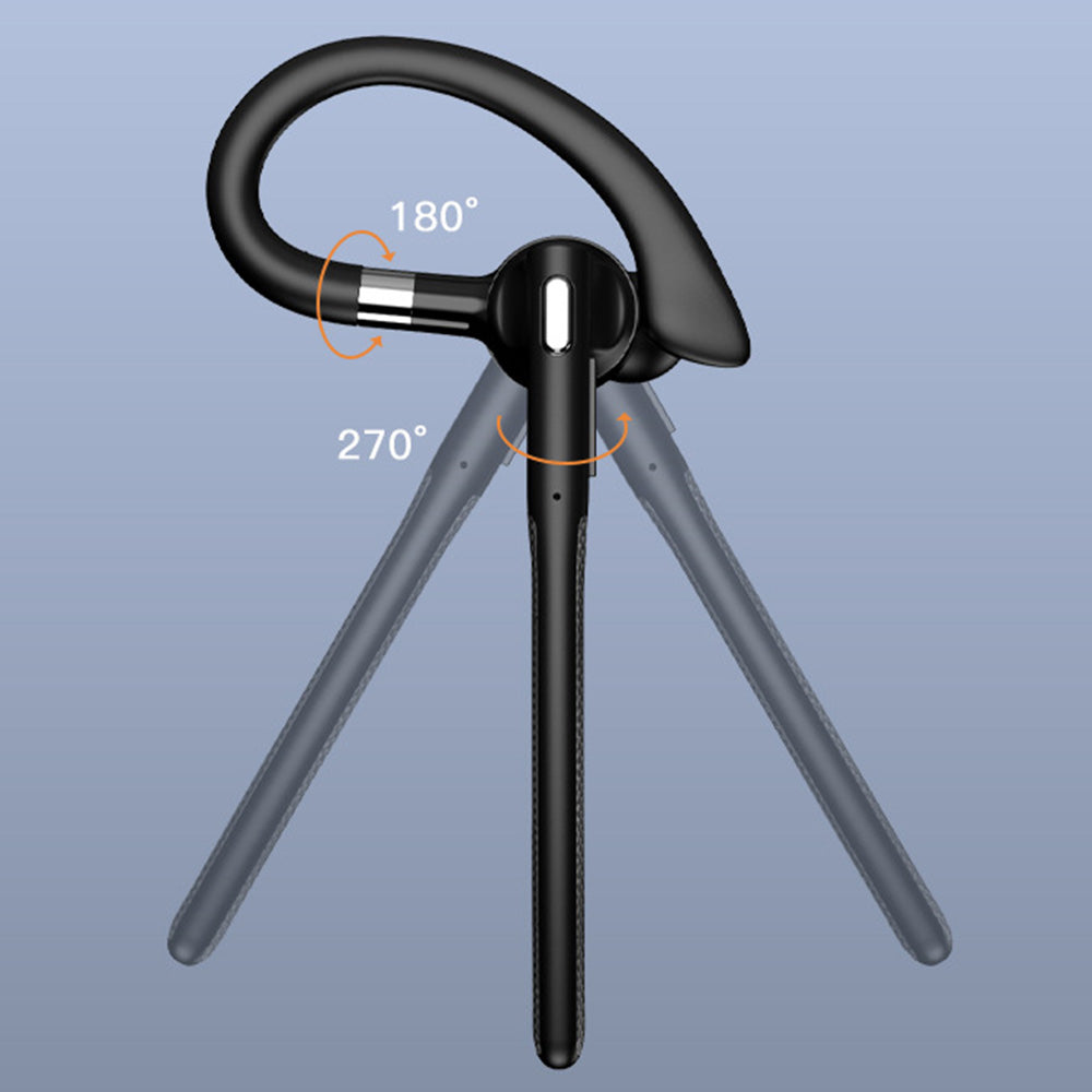 Wireless Car Bluetooth Headset with Rotating Ear Hook