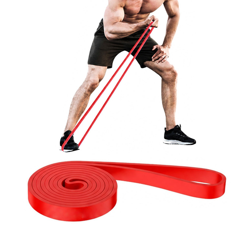 2 Pack Fitness Yoga Elastic Resistance Band -Red and Green