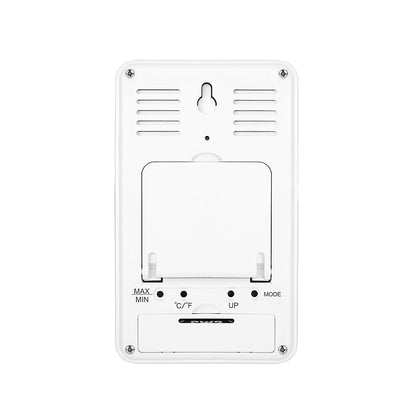 Multi-functional Digital Humidity Indoor Hygrometer Thermometer Temperature Meter Alarm Clock White