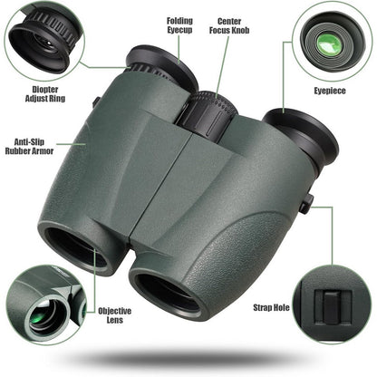 Waterproof Binoculars with BAK4 Prism FMC Lens for Cruise Ship Bird Watching