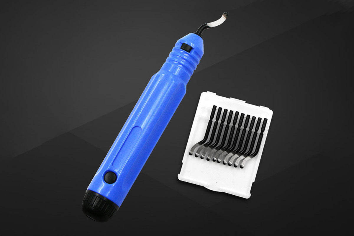 Pocket Deburring Tool 365 Degree Swivel Head with Replacement Blades Tools for Bosch