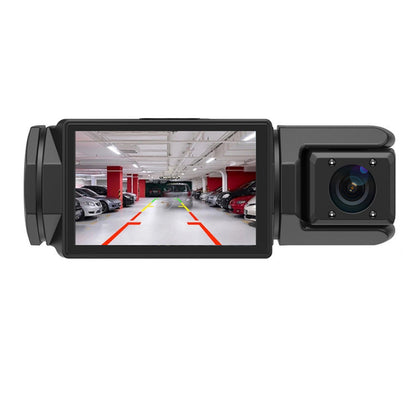 3-Channel Dash Cam with WiFi ââ‚?Front, Inside & Rear Camera with Motion Detection
