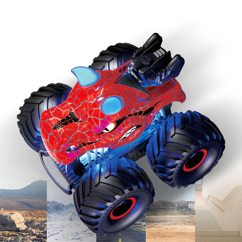 2.4G Remote Control Dinosaur Spray Off Road Truck - Red