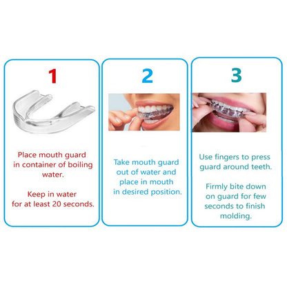 4Pcs Moldable Teeth Whitening Trays EVA Whitening Trays