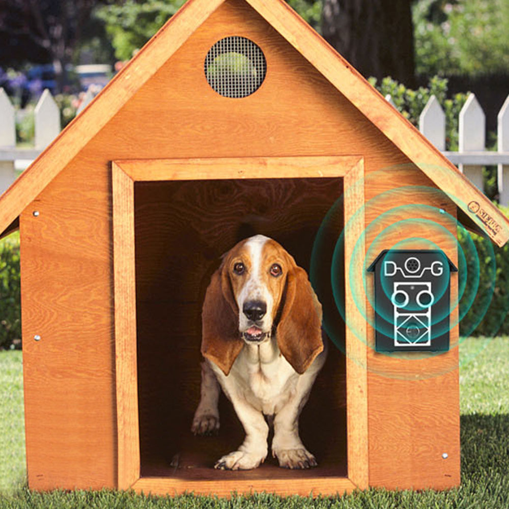 Solar Powered Pet Dog Anti-Bark Device Ultrasonic Bark Control Device