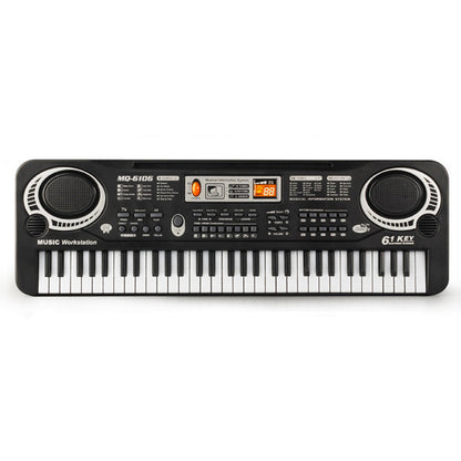 61 Keys Electric Piano Music Keyboard For Kids Beginner With Microphone