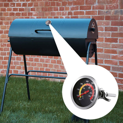 Temperature Thermometer Gauge Metal Thermostat for Barbecue BBQ Grill Smoker