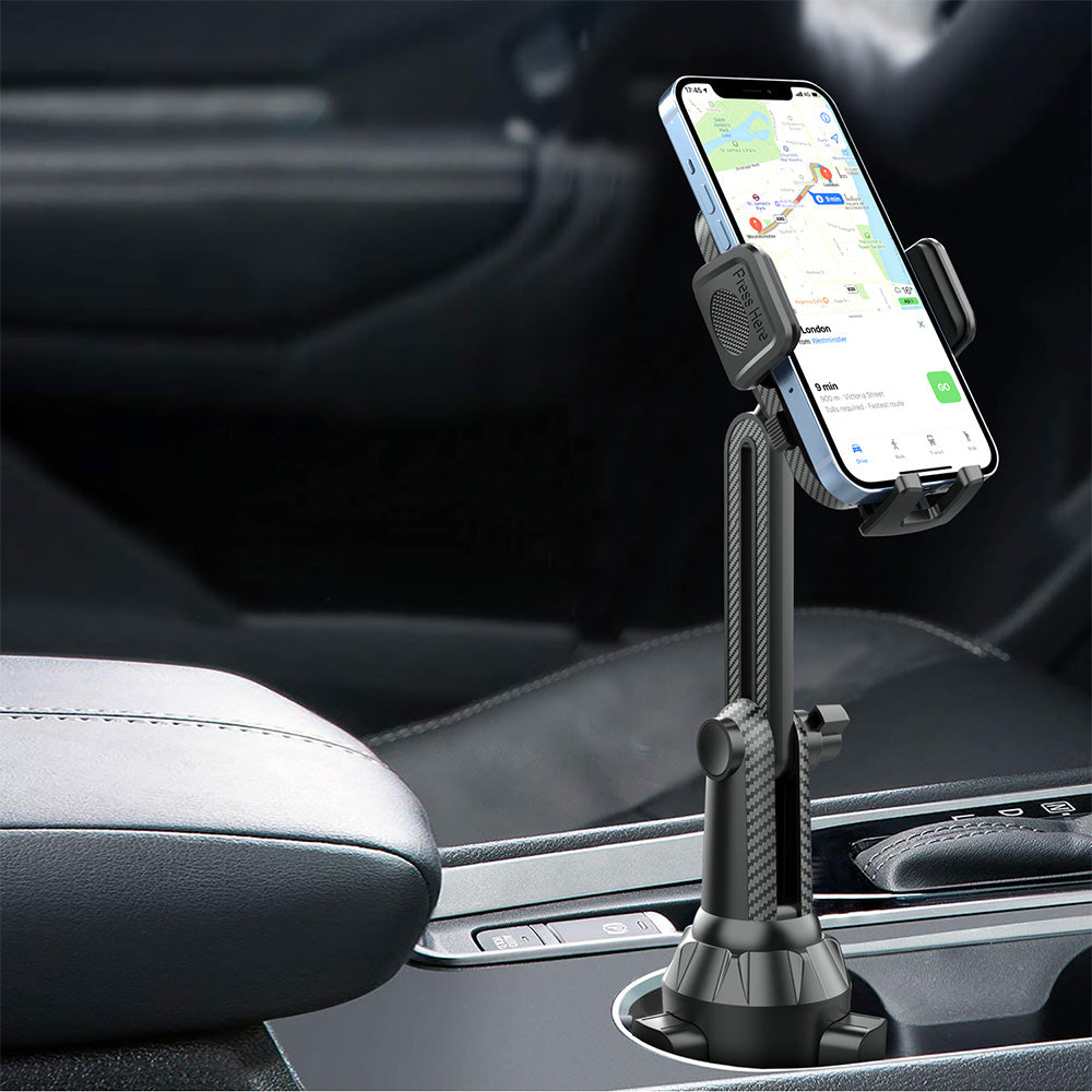 Universal Cup Phone Mount for Car with Long and Adjustable Neck