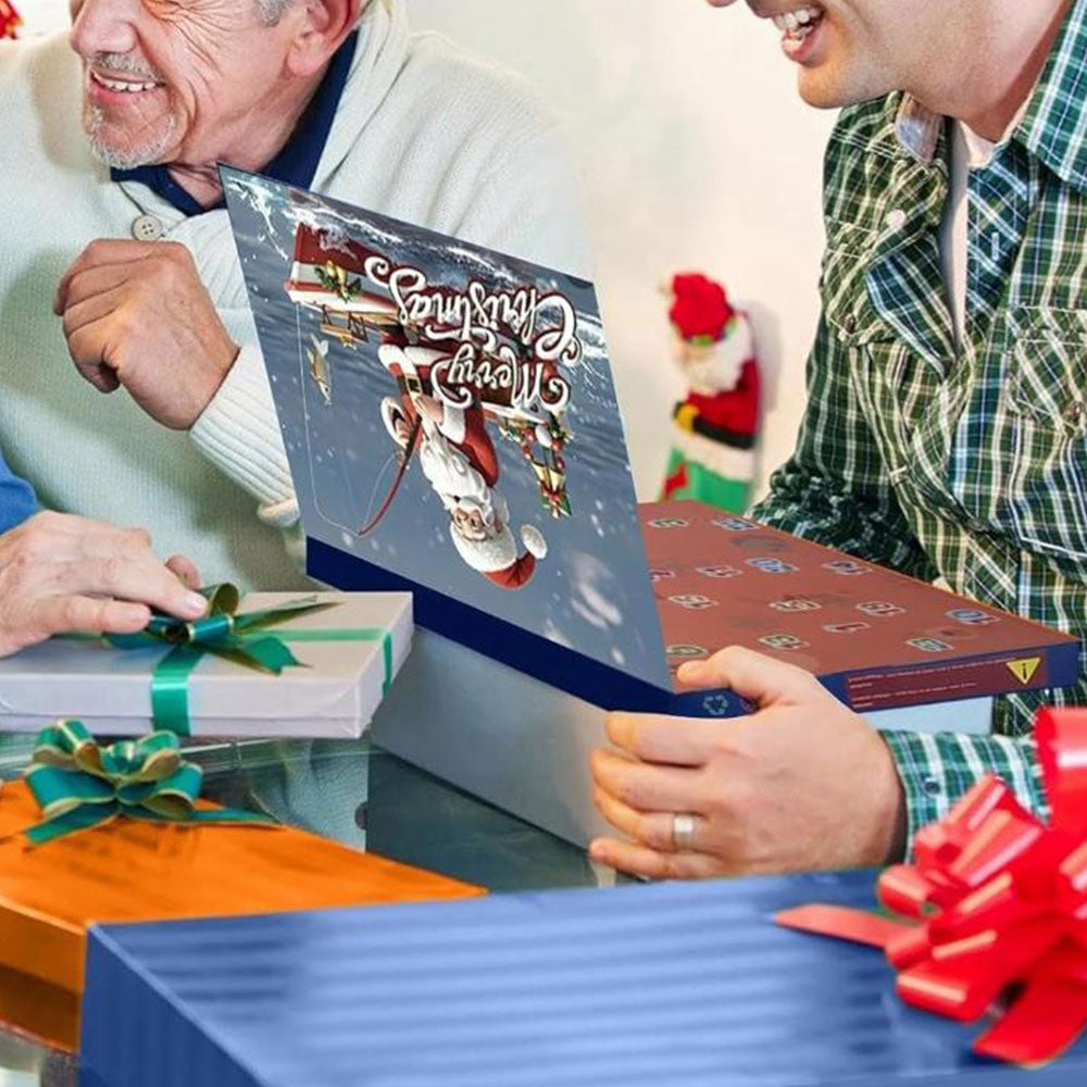 24 Days Fishing Christmas Advent Calendar Fishing Tackle Christmas Countdown Xmas Fishing Lures Set for Fishing Lover