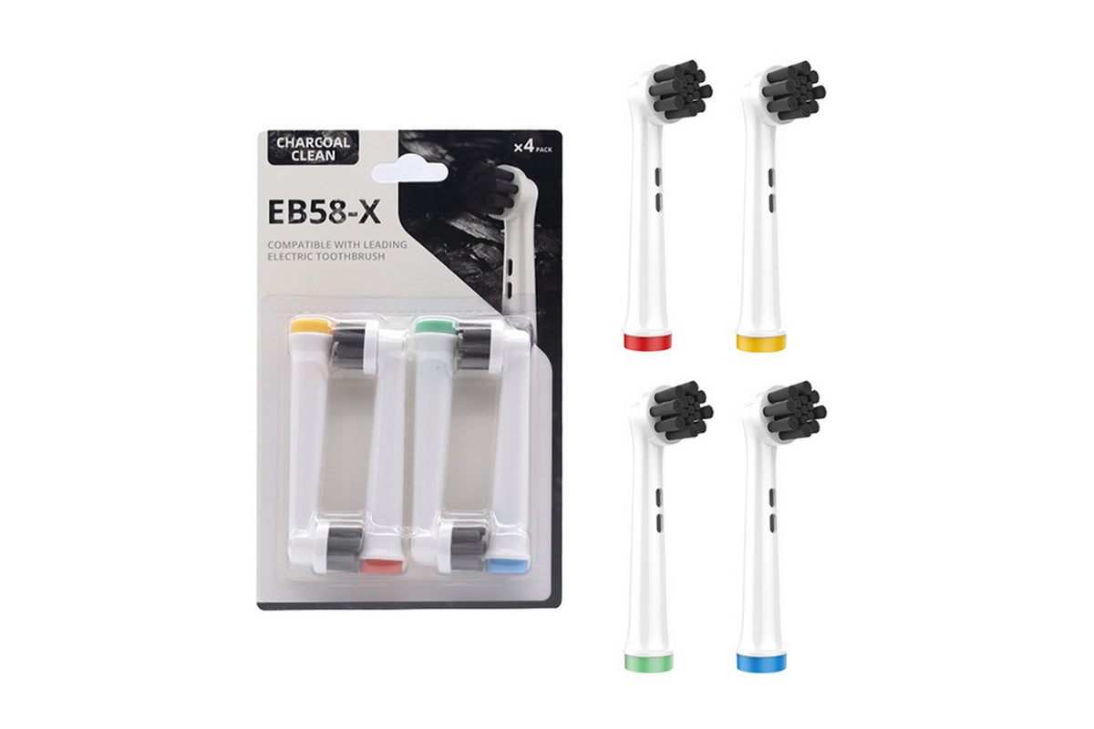 4pcs Electric Toothbrush Heads Replacement Heads Compatible with Oral and Oralby B-Style 1