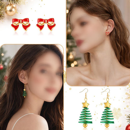 Christmas 24 Day Earring Advent Calendar Gift Box for Women