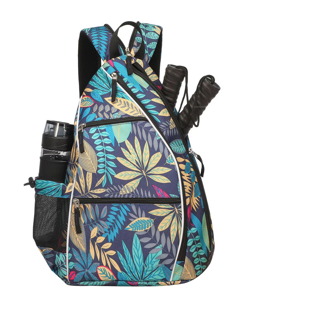 Pickleball Bag Pack Reversible Backpack Travel Sports Sling Bag Style 2