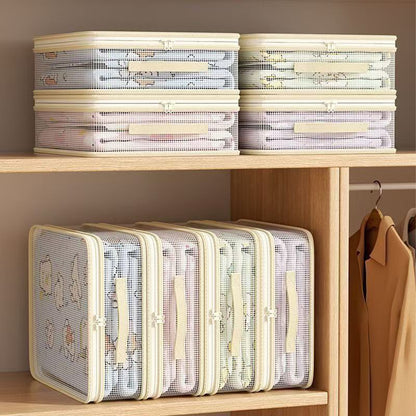 4Piece Clear PVC Storage Bags Dustproof Organizer