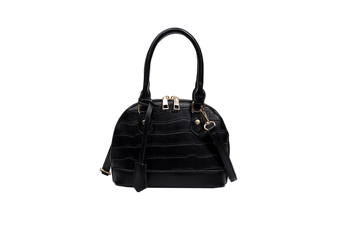 Crossbody Bags For Women Vegan PU Leather Purses Handbag-Black