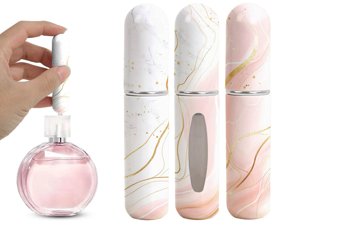 6pcs 5ml Refillable Mini Perfume Bottle Portable Travel Spray Atomizer