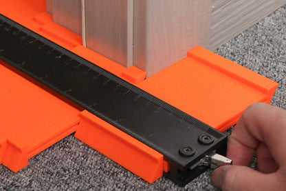 2Pcs Contour Gauge with Lock and Adjusting Screws 10 Inch Wide Profile Tool