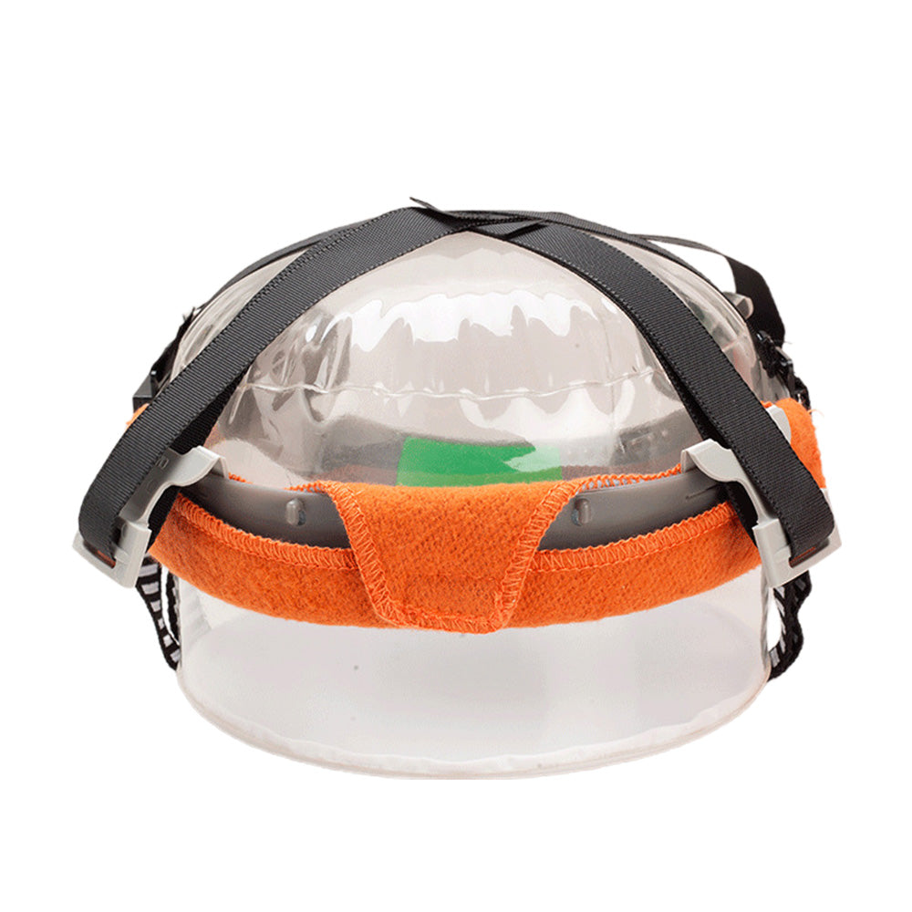 2 Cotton Fire Resistant Foam Hard Hat Sweatbands-Orange