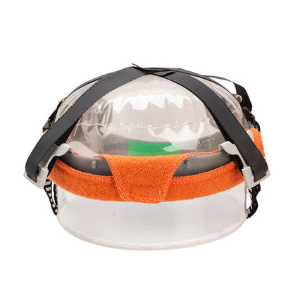 2 Cotton Fire Resistant Foam Hard Hat Sweatbands-Orange