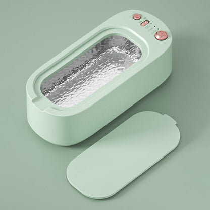 45KHz Ultrasonic Jewelry Cleaning Machine for Jewelry Eyeglasses Rings Green