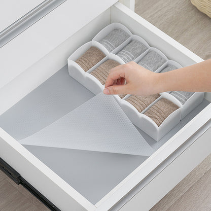 EVA Drawer Liner 30x300cm with Slip Resistant Dots and Heat Resistance - Clear