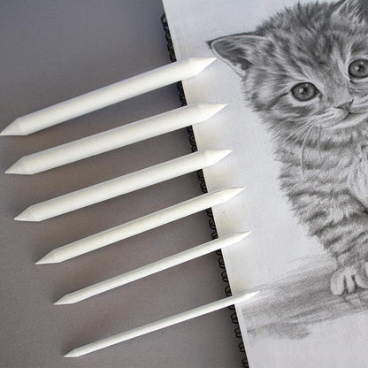 9 Piece Paper Blending Stumps and Sandpaper Sketching Art Tool Set
