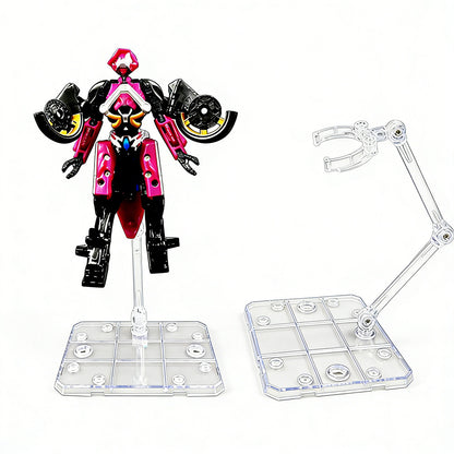 5Pcs Action Figure Display Stand Poseable Flight Stand for HG RG SHF Adjustable Base