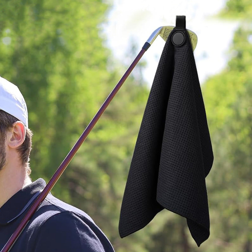 Magnetic Microfiber Golf Towel for Carts & Clubs ââ‚?Soft & Absorbent