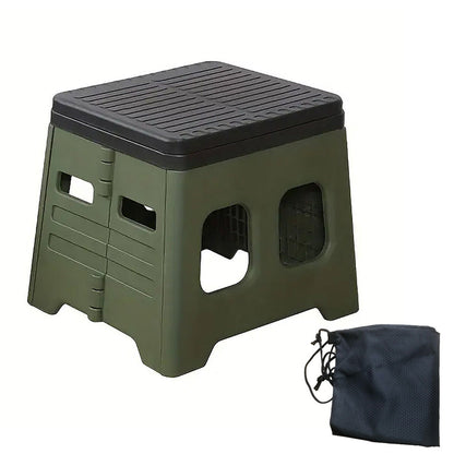 Portable Folding Toilet for Camping and Travel Green