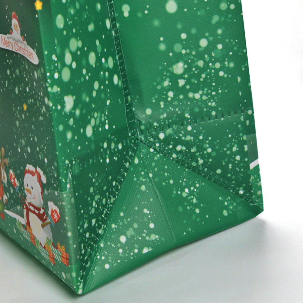 12PCS Large Reusable Christmas Gift Bags Holiday Tote Bags for New Year Party Supplies