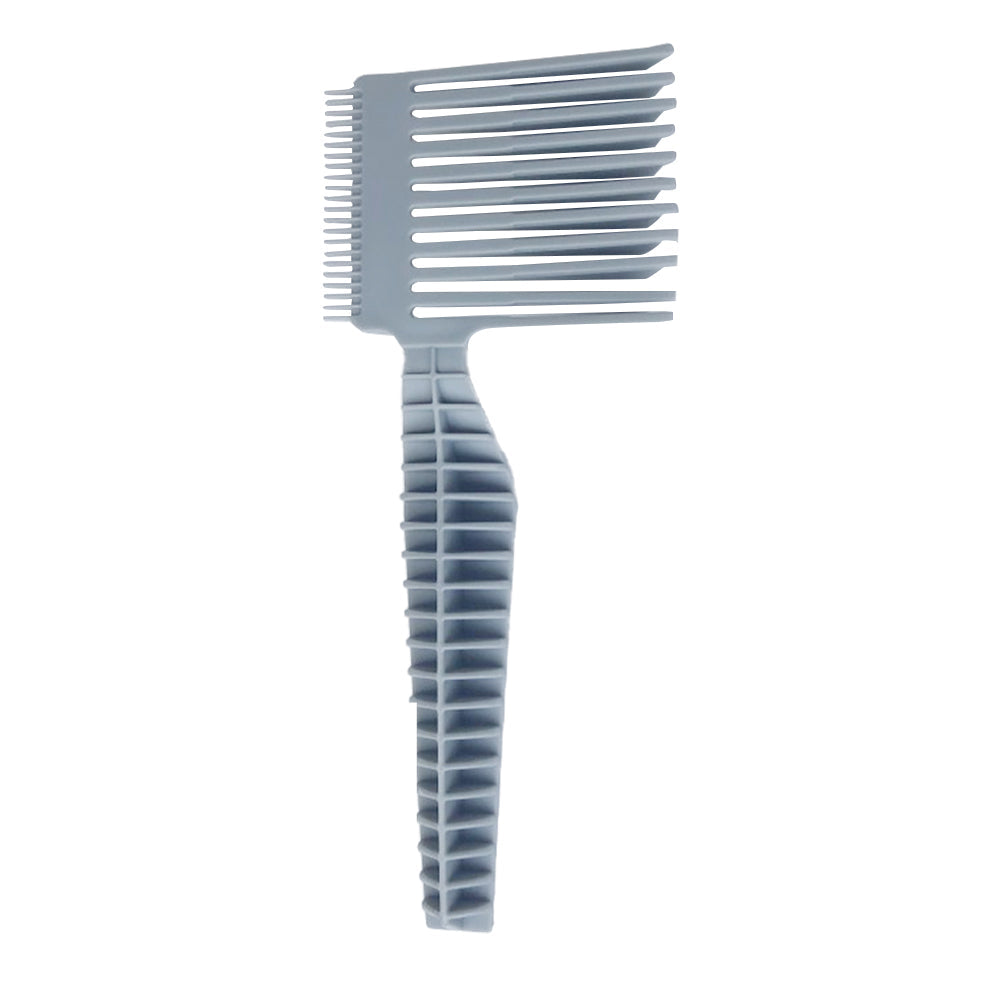 Barber Fade Combs Curved Positioning Comb Gradient Design Hair Styling Tool Grey