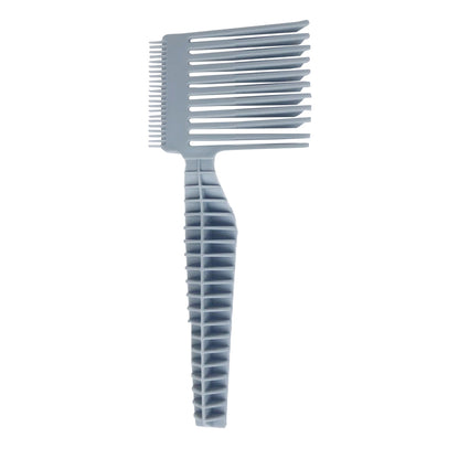 Barber Fade Combs Curved Positioning Comb Gradient Design Hair Styling Tool Grey