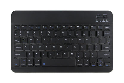 Ultra Slim Portable Wireless Bluetooth Keyboard Mouse Combo for Tablet Laptop -Black