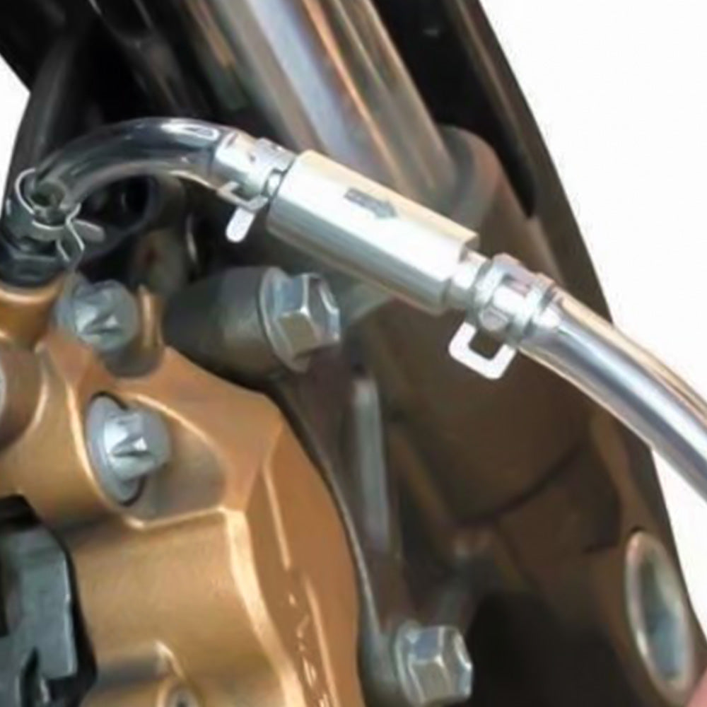 2Pcs Brake Bleeder Hose One Way Valve Tube Bleeding Tool for Motorcycle Car