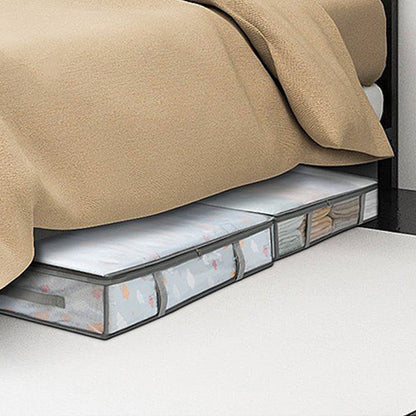 2Pcs Under Bed Storage Containers Bins Humid-Proof Closet Organizers Clothes Storage Bags