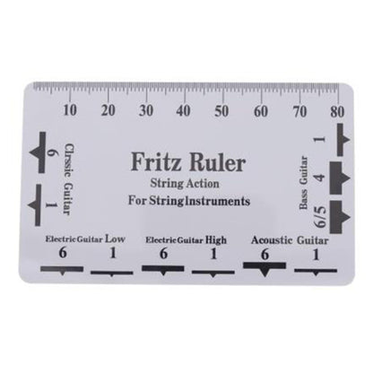 15Pcs Guitar Luthier Measuring Tool Set String Action Ruler Understring Radius Gauge Guitar Radian Ruler Kit