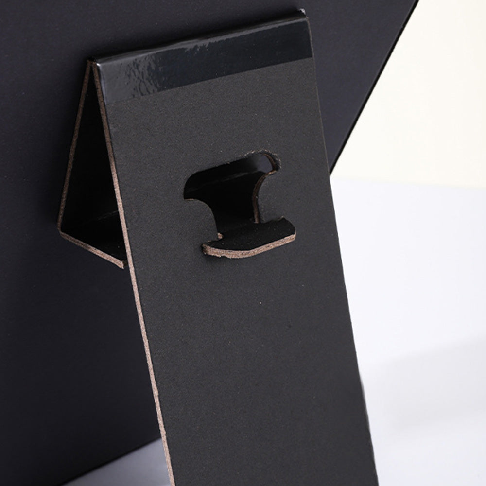 2Pcs Foldable Flannel Necklace Jewelry Bust Display Stands-Black