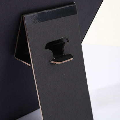 2Pcs Foldable Flannel Necklace Jewelry Bust Display Stands-Black