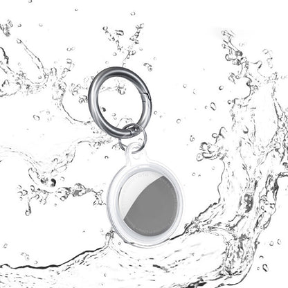 Set of 6Pcs Air Tag Sleeves Cover Location Tracker Anti-lost Keychain Ring Protective Cases