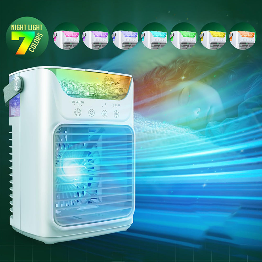 4 in 1 LED Evaporative Air Conditioner Desk Fan Cooler
