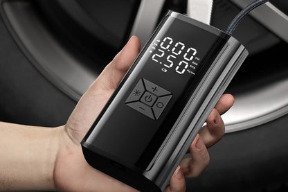 Dual Mode Car Tire Inflator Cordless Air Pump with Light Digital Pressure Gauge
