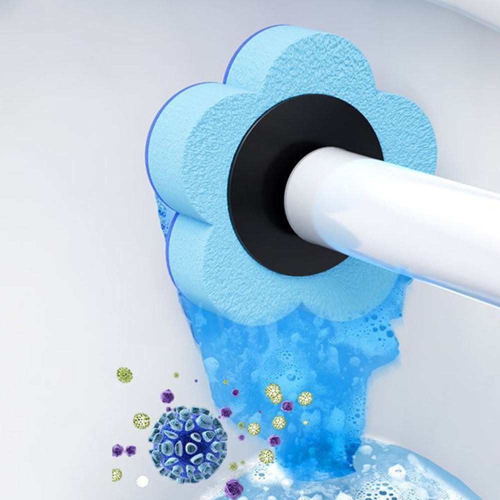 50Pcs Replacement Sponge Head Toilet Cleaning Wand Kit