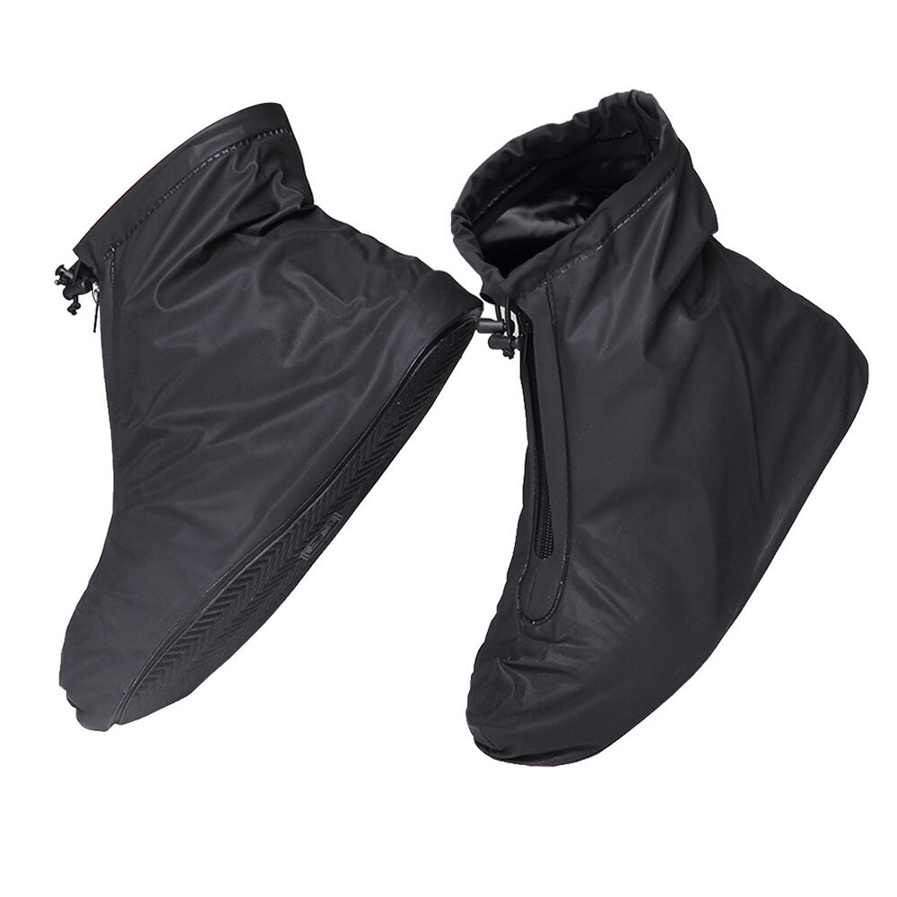 Non-Slip Water-Resistant Rain Boot Covers with Zipper