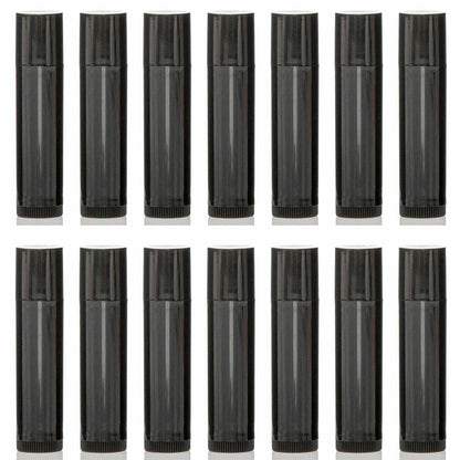 100 PCS  5g Twist Up Plastic Lipstick Containers -Black