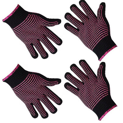 2 Piece Heat-Resistant Styling Gloves for Curling Irons