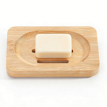 2PCS Wood Soap Dish Storage Soap Holder Soap Tray For Home Bathroom