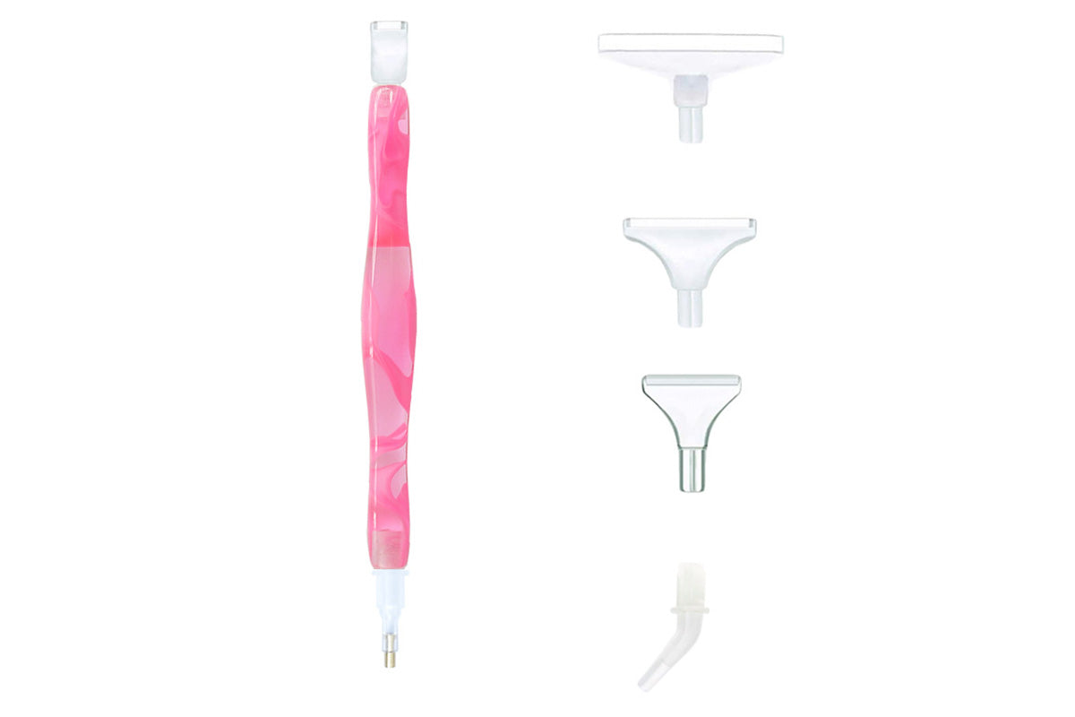 5D Diamond Painting Tools Set DIY Art Craft Pen Accessories Kit -Pink