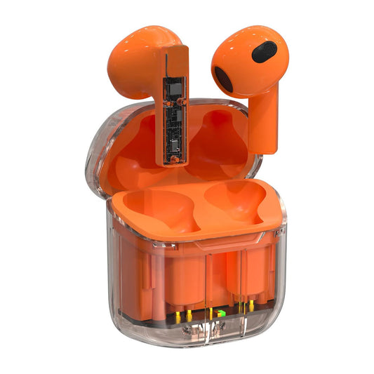 Wireless Earbuds Bluetooth 5.3 Sports Headphones Stereo Earphone Orange