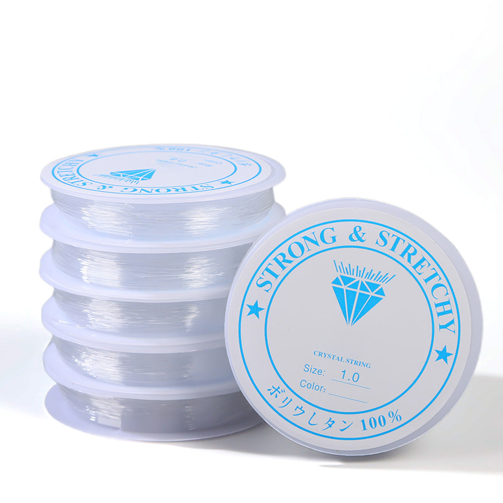 10 Rolls Elastic String Stretchy Beading Cord for Bracelet Necklace